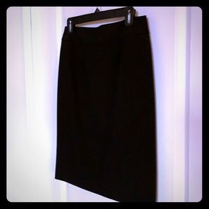 Black Calvin Klein pencil suit skirt